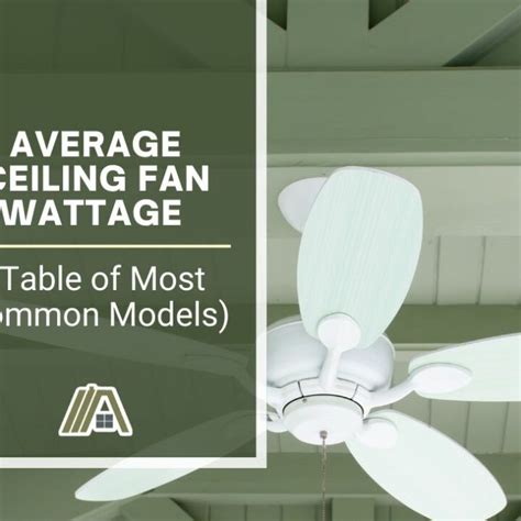 Average Ceiling Fan Wattage (Table of Most Common Models) – The Tibble