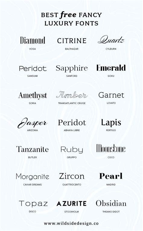 What if you want to make YOUR brand look high end? Here are some free luxury fonts in a variety ...