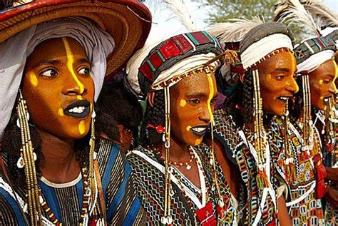 Wodaabe-Bororo men, Gerewol festival, Niger. | Black history, Niger ...