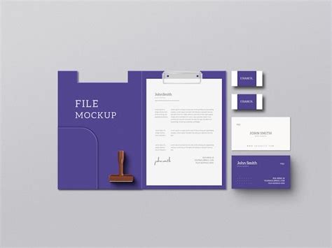 Stationery Set, Free Psd, Graphic Resources, Mockup, Design, Miniatures ...