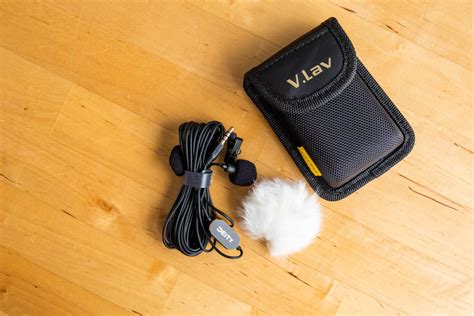 V.Lav - DSLR and Cell Phone Lavalier Microphone, 3.5mm TRRS