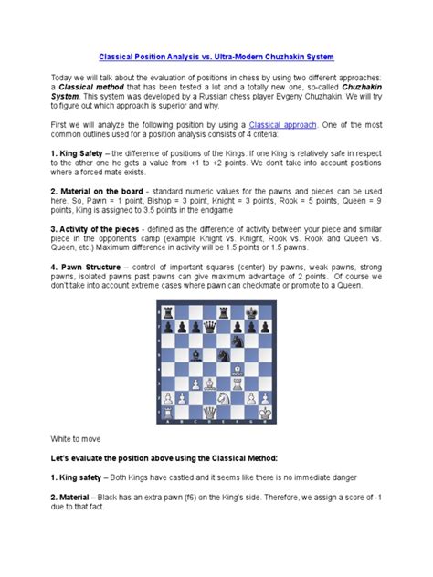 Position Analysis | Chess Strategy | Chess