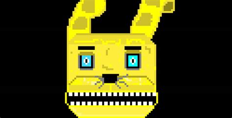 8-Bit springbonnie head by BonBongogetthem on DeviantArt