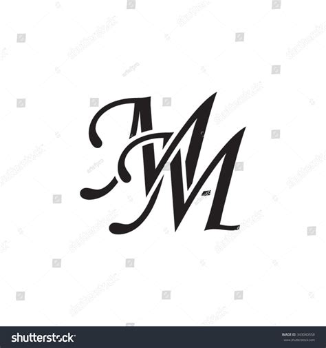 Mm Initial Monogram Logo Stock Vector Illustration 343040558 : Shutterstock