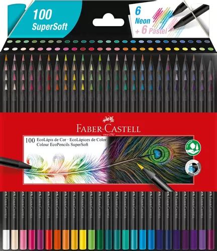 Lápices De Colores Faber-castell Supersoft X 100 | Cuotas sin interés