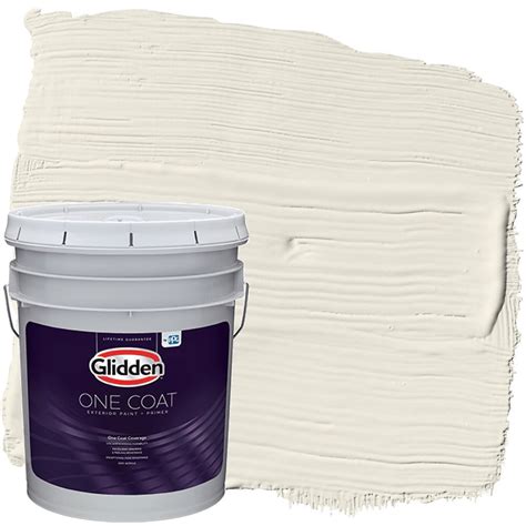 Glidden One Coat Exterior Paint and Primer, Oatmeal / Gray, 5 Gallons, Satin - Walmart.com ...