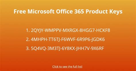 30+ Free Microsoft Office 365 Product Keys - Followchain