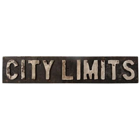 City Limits Sign at 1stDibs