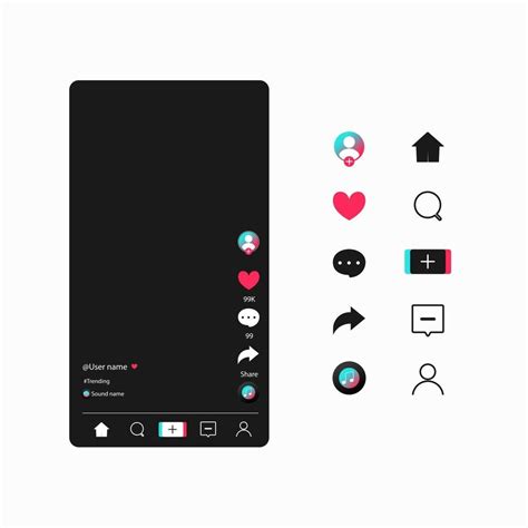 Tiktok Template Vector Art, Icons, and Graphics for Free Download