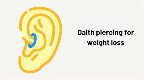 Daith Piercing for Weight Loss [Benefits, Price and More] - HealthCarter