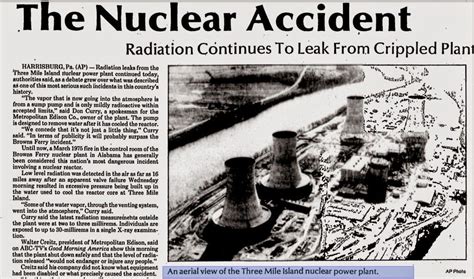 Shown here is a newspaper article adressing the radiation leaking from ...