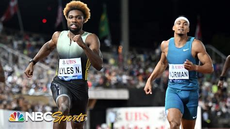 Noah Lyles and Michael Norman battle as world champions in classic ...