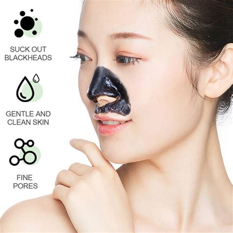 20PCS Deep Cleansing Blackhead Remover Mask Peel Off Say Goodbye to ...