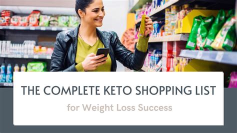 The Complete Keto Shopping List for Weight Loss Success