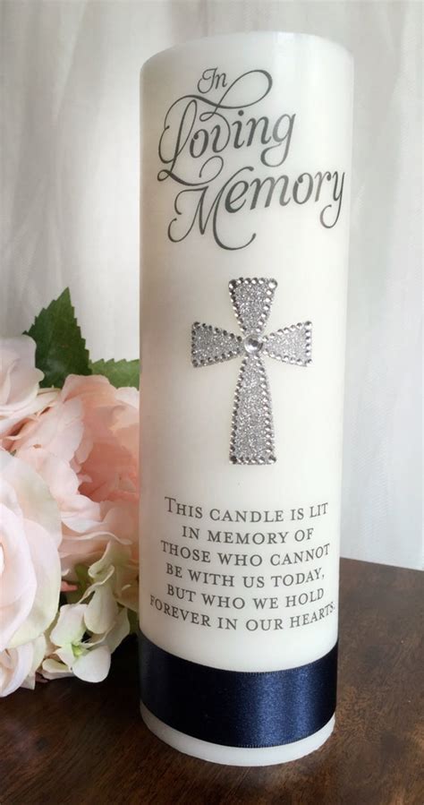 Custom Memory Candle In loving memory of candle