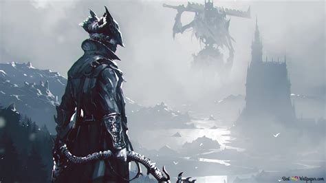 Hunter from Bloodborne 4K wallpaper download