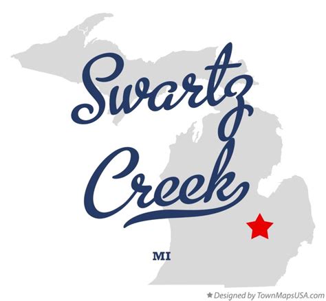 Map of Swartz Creek, MI, Michigan