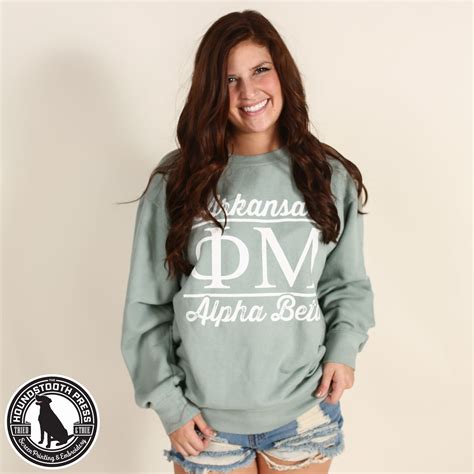 University of Arkansas Phi Mu Sweatshirt. Comfort Colors, Bay. Love The ...