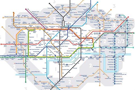 TfL's 'walk the Tube' map shows walking distance between London stations | London Evening Standard