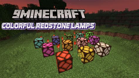 Colorful Redstone Lamps Mod (1.18.2) - Catchy Lamps - Mc-Mod.Net