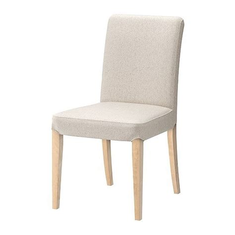 IKEA HENRIKSDAL Chair SLIPCOVER Cover 21" 54cm LINNERYD NATURAL Beige