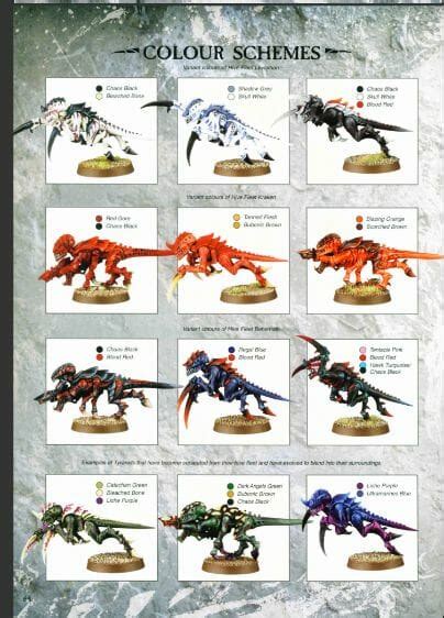 Tyranid Paint Scheme Generator