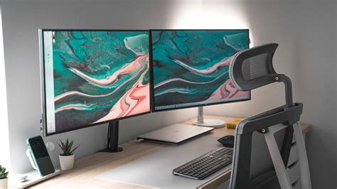 Ultimate Dual Monitor Desk Setup 2020 - Dell XPS! - YouTube