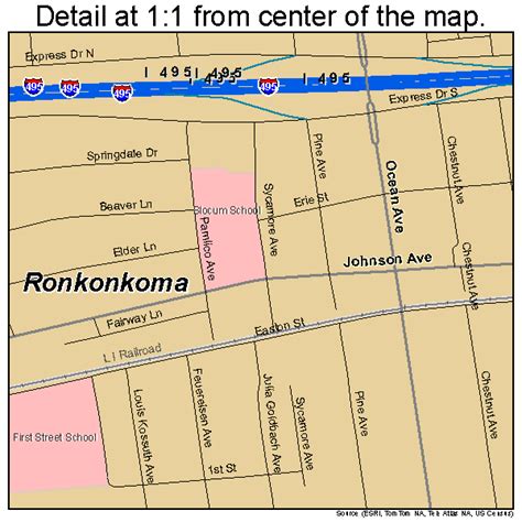 Ronkonkoma New York Street Map 3663473