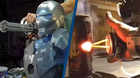 Man building working Iron Man suit in his garage leaves people stunned after showing how ...