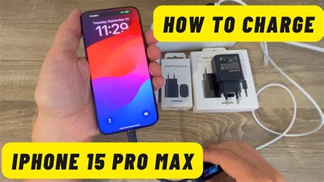 How to Charge iPhone 15 Pro & Pro Max - YouTube