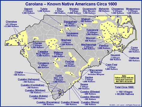 Carolina the native americans circa 1600 – Artofit