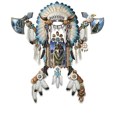 James Meger "Valiant Spirit" Wolf Art Wall Decor Collection | Dream catcher, Native american ...