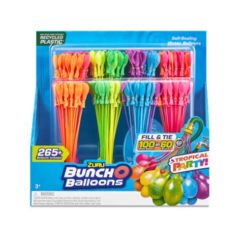 Zuru Bunch O Balloons Recycled Plastic Self Sealing Water Balloons, 265 ct - Kroger