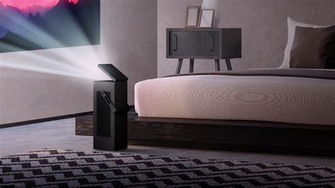 LG's tiny 4K projector puts a 150-inch screen in any room