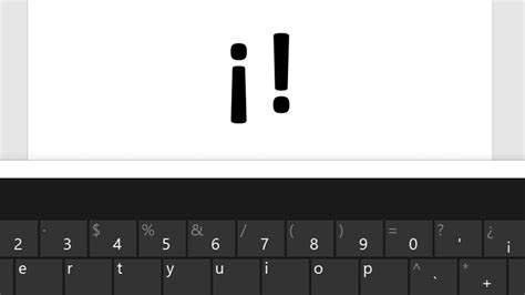 Como hacer el signo de admiración o exclamación en mi teclado - YouTube