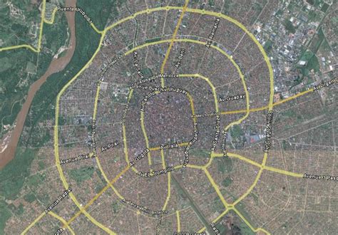 MAPAS DE SANTA CRUZ DE LA SIERRA: MAPA SATELITAL DE SANTA CRUZ DE LA SIERRA