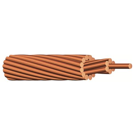 Stranded 6 AWG 7 strand 81 (lbs/1000 ft) Southwire Bare Copper Wire ...