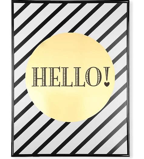 Hello poster 50x70cm | Poster, Pretty art, Cute illustration