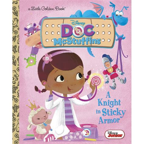 Little Golden Book: A Knight in Sticky Armor (Disney Junior: Doc ...