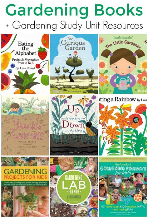 Gardening Books for Kids (Gardening Unit Study)