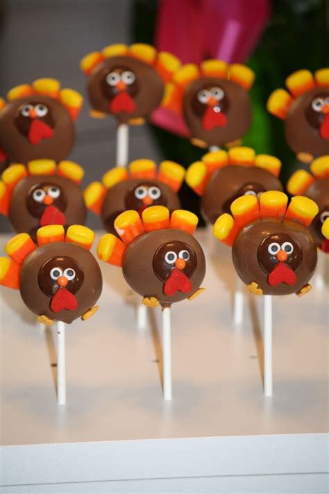 Turkey Cake Pops | Bubble Cakes | Pinterest