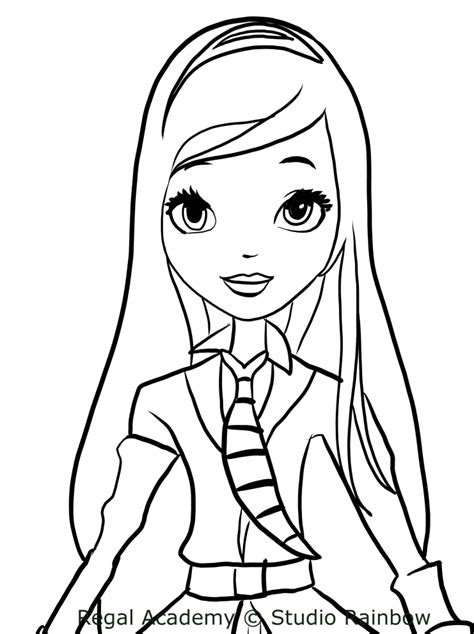 Regal Academy Coloring Pages Coloring Pages