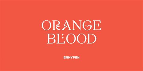 ENHYPEN to Release Fifth Mini Album 'Orange Blood' In November