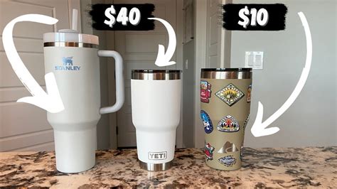 Yeti vs Stanley vs Ozark Trail...Expensive vs Cheap Tumblers Test - YouTube