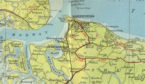 Sheerness Map