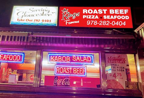 Kings Famous Roast Beef Pizza & Seafood - Gloucester, MA 01930 - Menu, Reviews, Hours & Contact