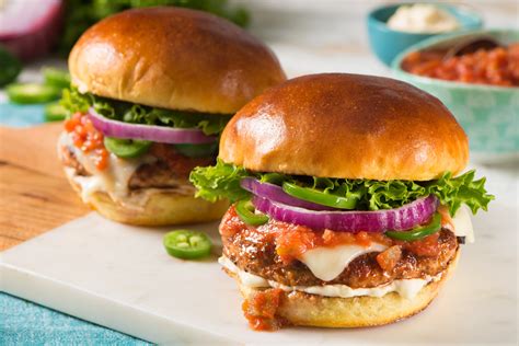 Spicy Pork Burgers Recipe | Cook With Campbells Canada