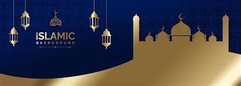 Banner design of Islamic Eid mubarak 21277028 Vector Art at Vecteezy