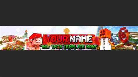 Free Minecraft Christmas Banner Template! - Art Shops - Shops and ...