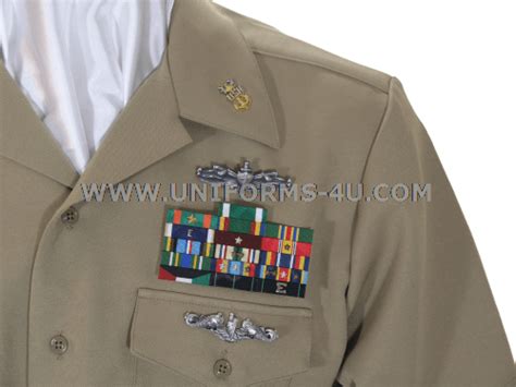 U.S. NAVY MALE CHIEF PETTY OFFICER SERVICE KHAKI UNIFORM